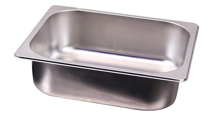 European GN Pan Steel  1/2x100mm